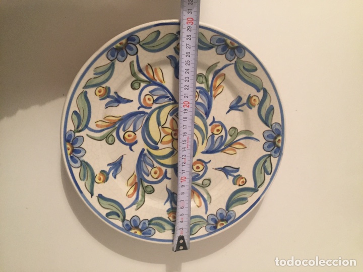 Antig&uuml;edades: Plato de cer&aacute;mica de Gimeno - Foto 2