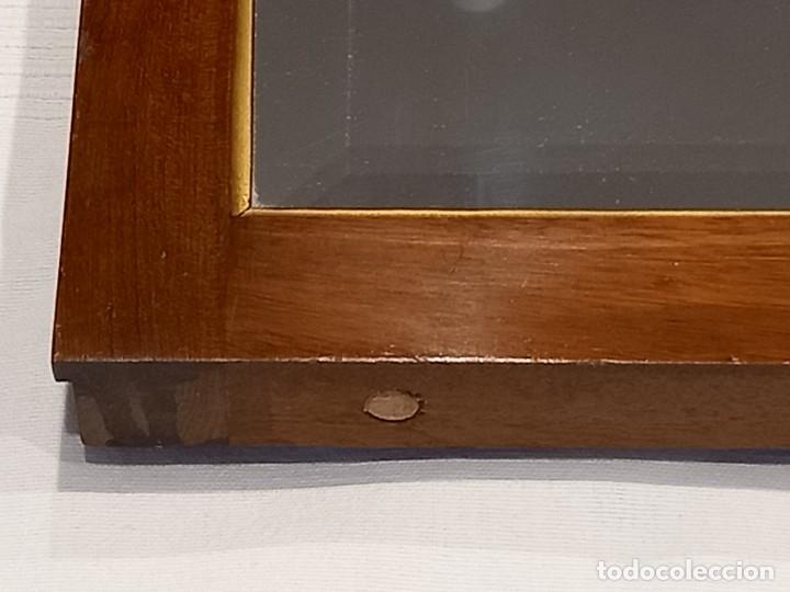 Antig&uuml;edades: espejo con marco de madera - Foto 6