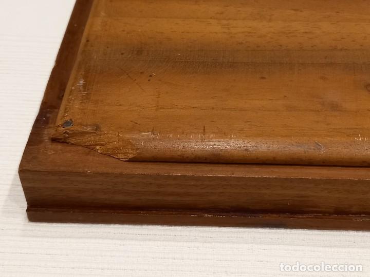 Antig&uuml;edades: espejo con marco de madera - Foto 15