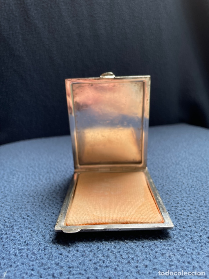 Antig&uuml;edades: Polvera de plata siglo XIX - Foto 4