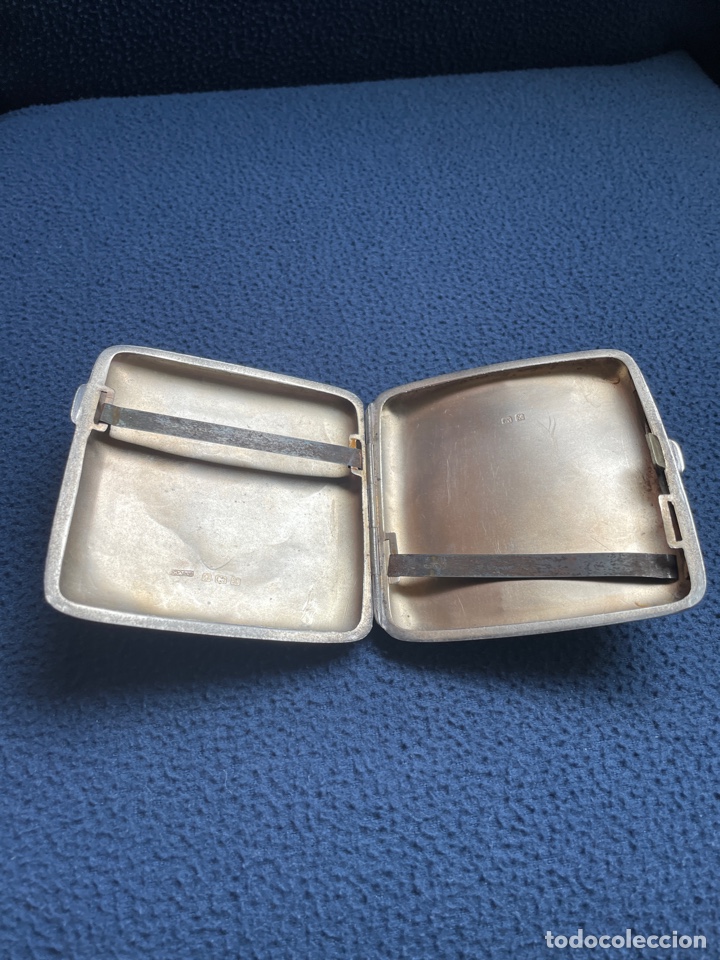 Antig&uuml;edades: Pitillera de plata de Ley calada siglo XIX - Foto 2