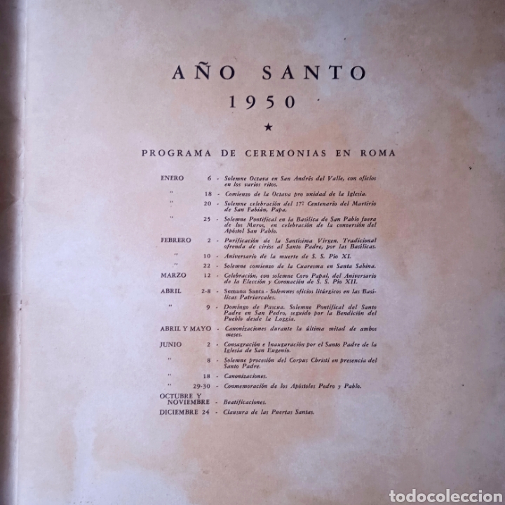 Antig&uuml;edades: A&ntilde;o Santo (1950) En la Roma Eterna / Panair - Foto 2