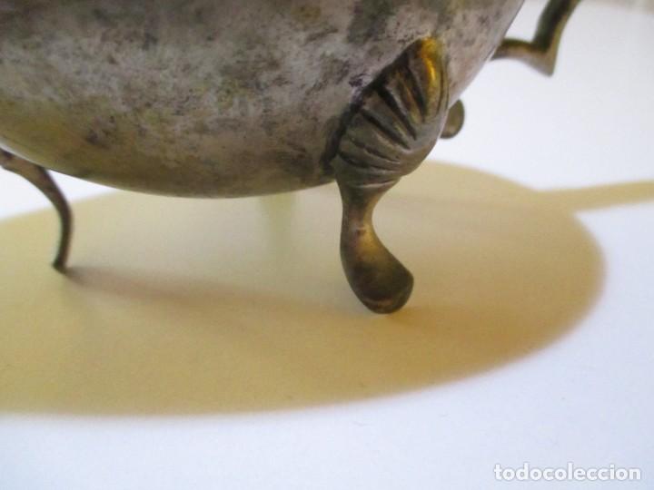 Antig&uuml;edades: SALSERA ANTIGUA DE BRONCE - Foto 3