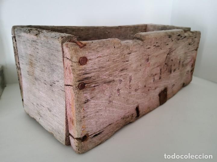 rústica caja madera muy antigua 16,5 x 31 x 12 - Compra venta en  todocoleccion