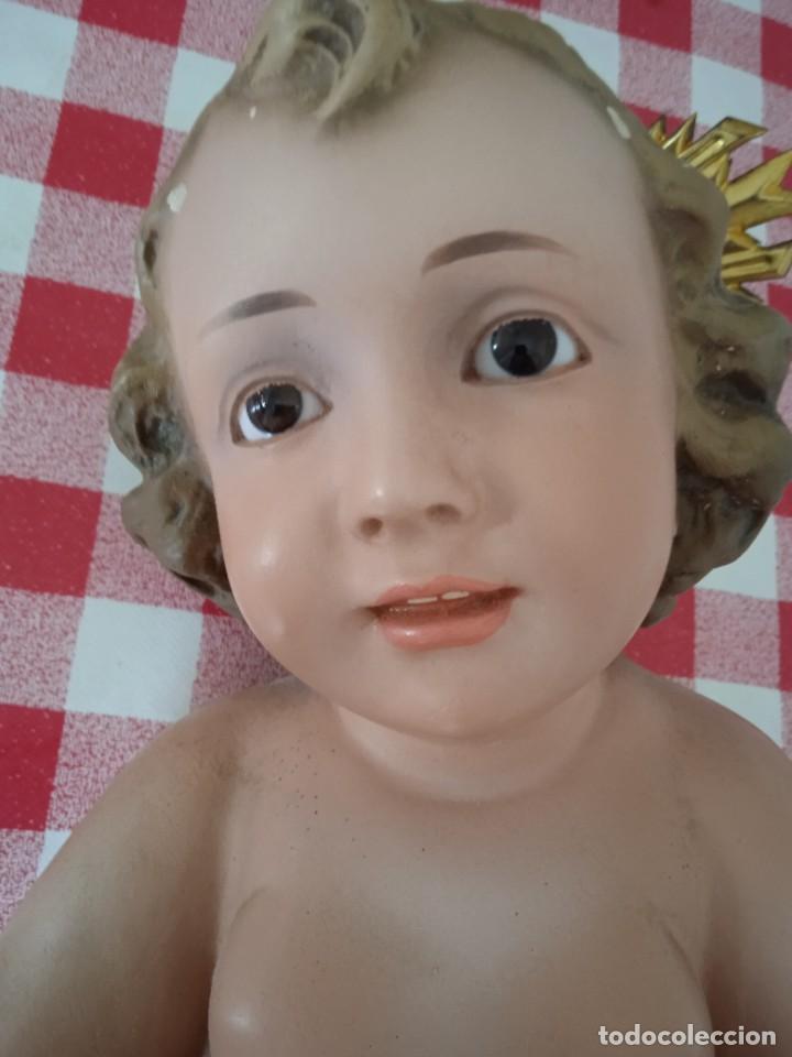 Antig&uuml;edades: Santo antiguo ojos de cristal - Foto 5