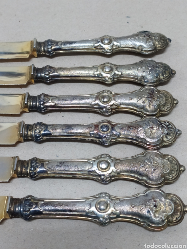 Antig&uuml;edades: 6 cuchillos antiguos - 20cm - Foto 2