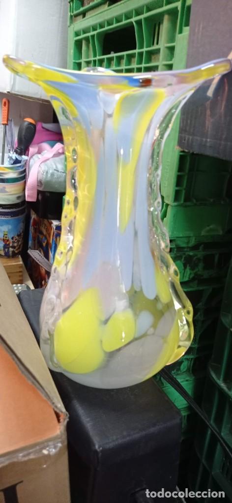 Antig&uuml;edades: JARRON CRISTAL MURANO APROX 32 cm - Foto 1