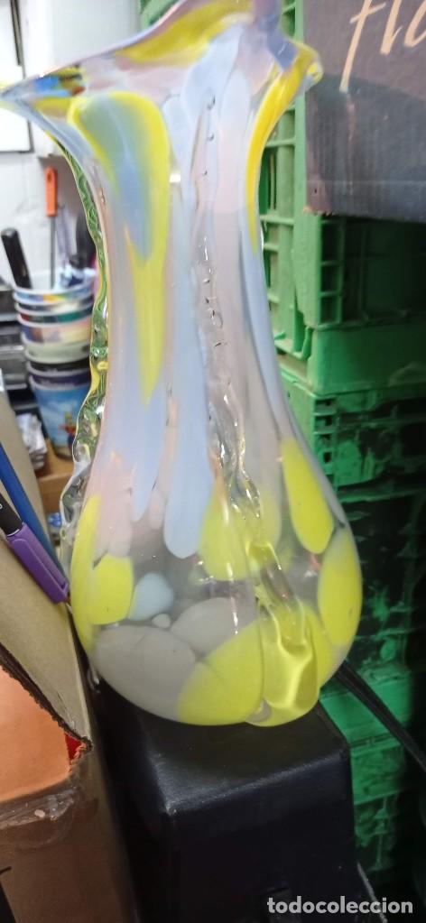 Antig&uuml;edades: JARRON CRISTAL MURANO APROX 32 cm - Foto 2