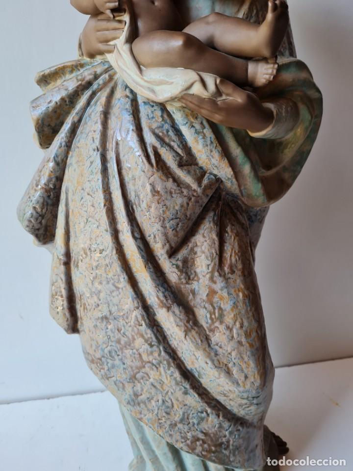 Antig&uuml;edades: LLADRO Maternidad con ni&ntilde;o GRES(76 cms) - Foto 2