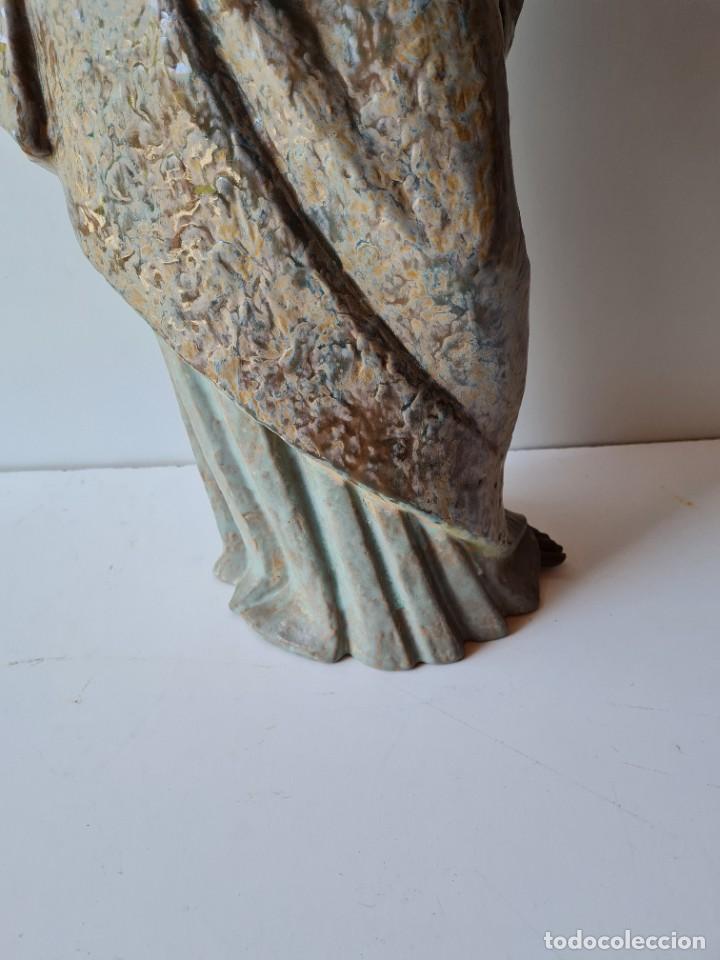 Antig&uuml;edades: LLADRO Maternidad con ni&ntilde;o GRES(76 cms) - Foto 3