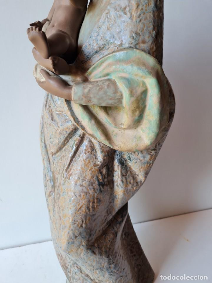 Antig&uuml;edades: LLADRO Maternidad con ni&ntilde;o GRES(76 cms) - Foto 5