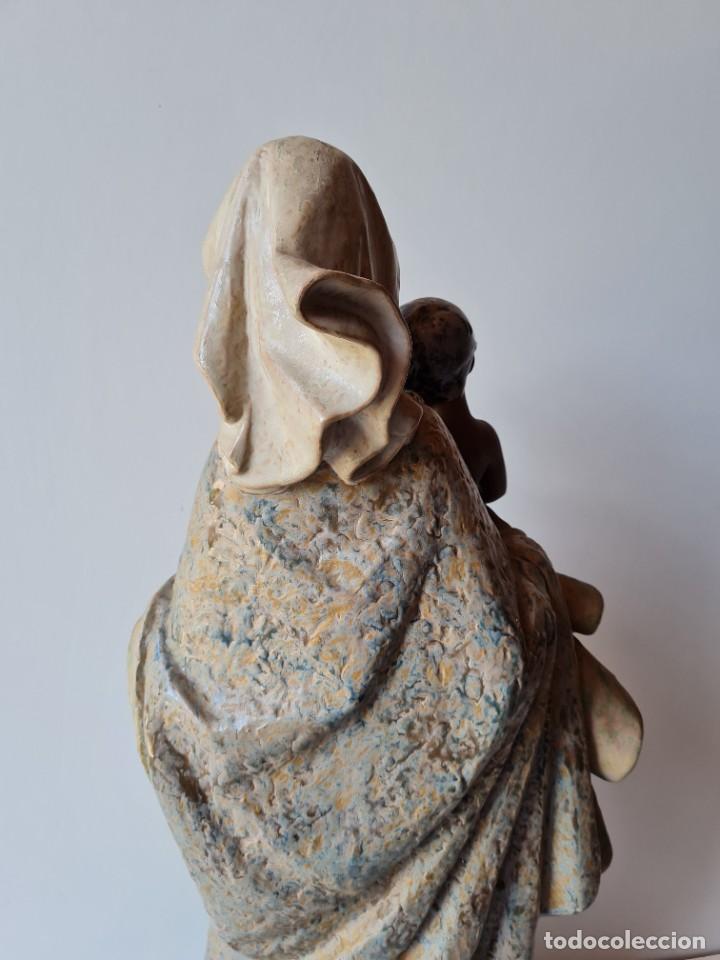 Antig&uuml;edades: LLADRO Maternidad con ni&ntilde;o GRES(76 cms) - Foto 7