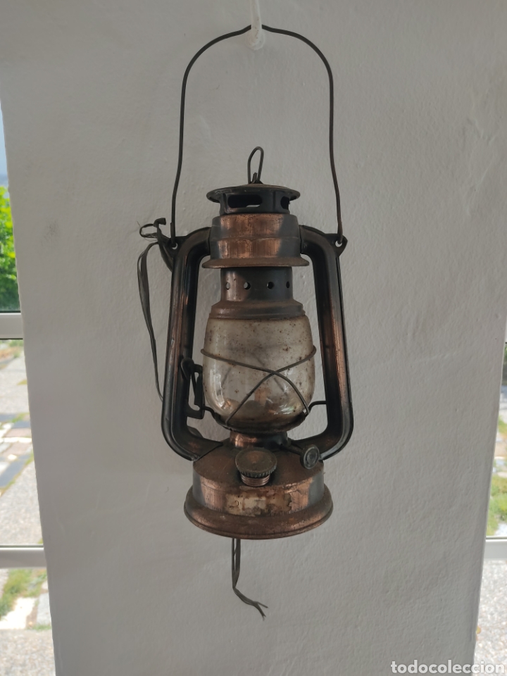 Antig&uuml;edades: Antiguo Quinqu&eacute; L&aacute;mpara - Foto 3