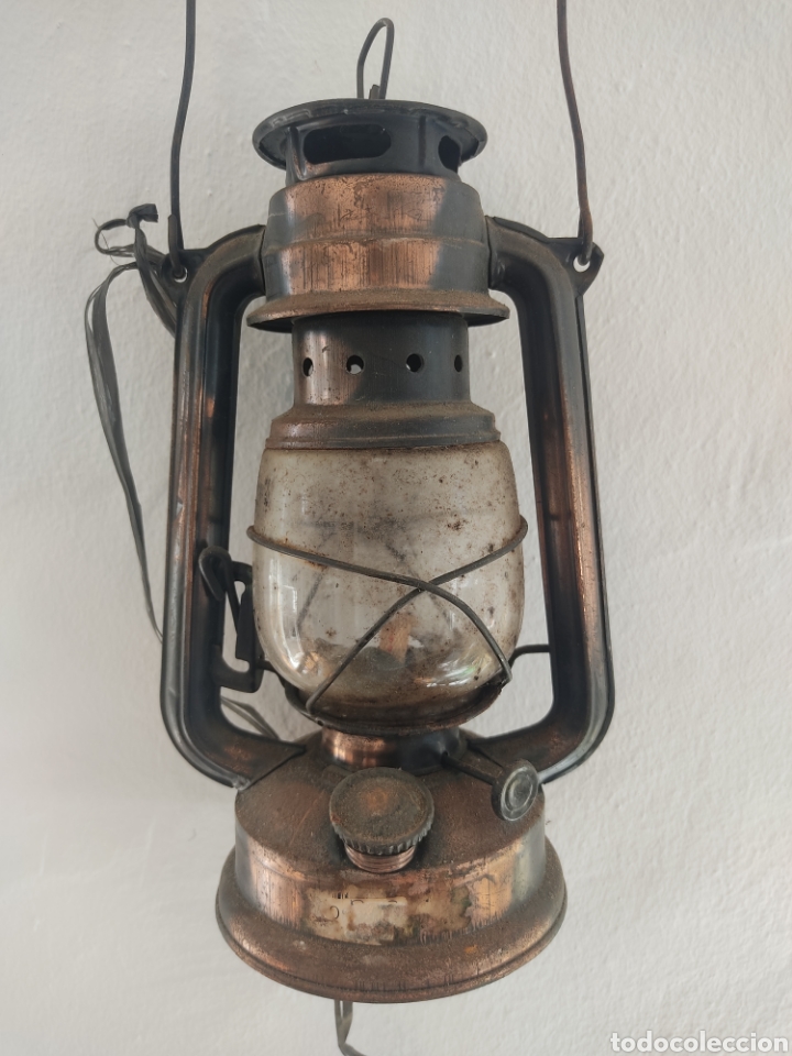 Antig&uuml;edades: Antiguo Quinqu&eacute; L&aacute;mpara - Foto 4