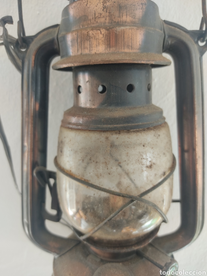 Antig&uuml;edades: Antiguo Quinqu&eacute; L&aacute;mpara - Foto 5