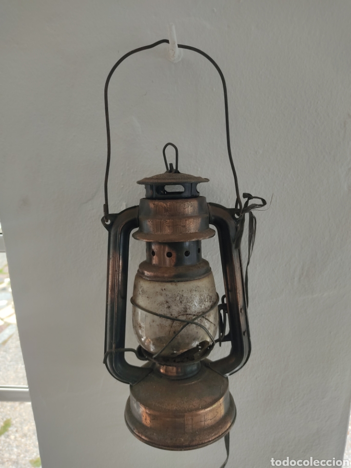 Antig&uuml;edades: Antiguo Quinqu&eacute; L&aacute;mpara - Foto 7
