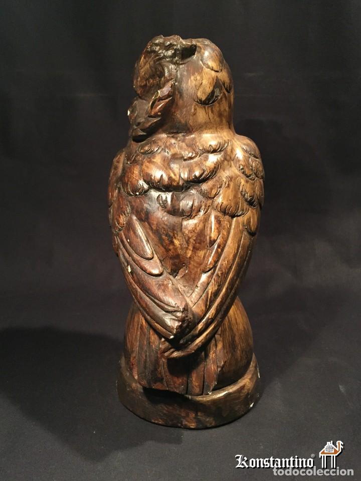 Antig&uuml;edades: Buho en escayola 30 cms - Foto 4