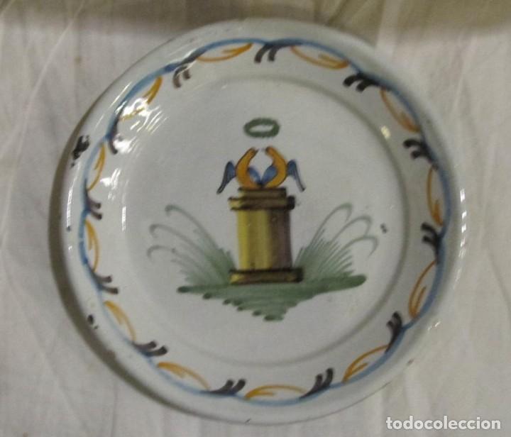 Antig&uuml;edades: ANTIGUO PLATO DE LOZA - FRANCIA - Foto 1