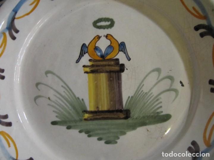 Antig&uuml;edades: ANTIGUO PLATO DE LOZA - FRANCIA - Foto 4