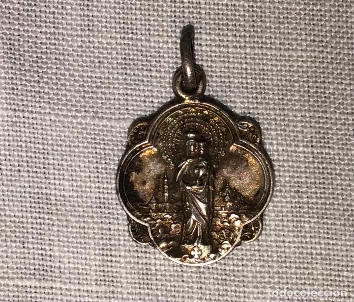 Antig&uuml;edades: VIRGEN DEL PILAR, MEDALLA DE PLATA - Foto 1