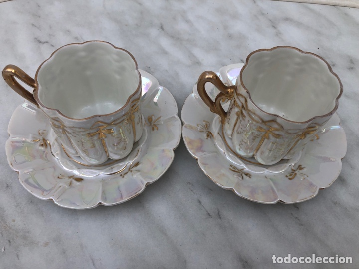Antig&uuml;edades: Antiguo juego de caf&eacute; &ldquo;t&uacute; y yo&rdquo; - Foto 4
