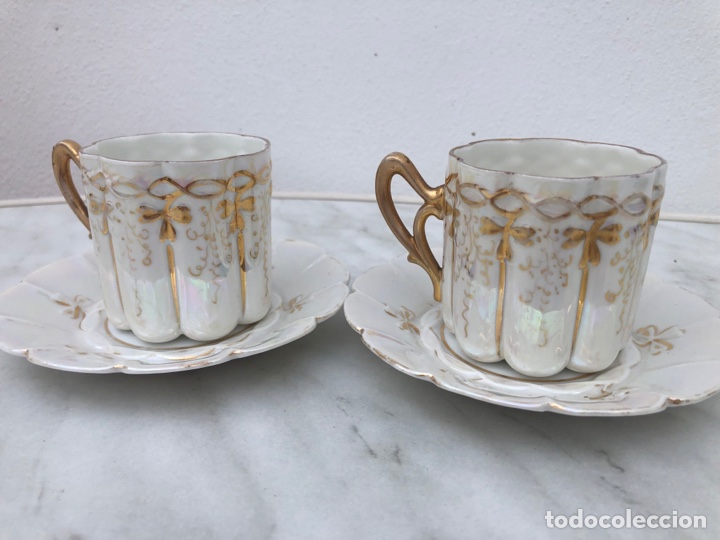 Antig&uuml;edades: Antiguo juego de caf&eacute; &ldquo;t&uacute; y yo&rdquo; - Foto 5