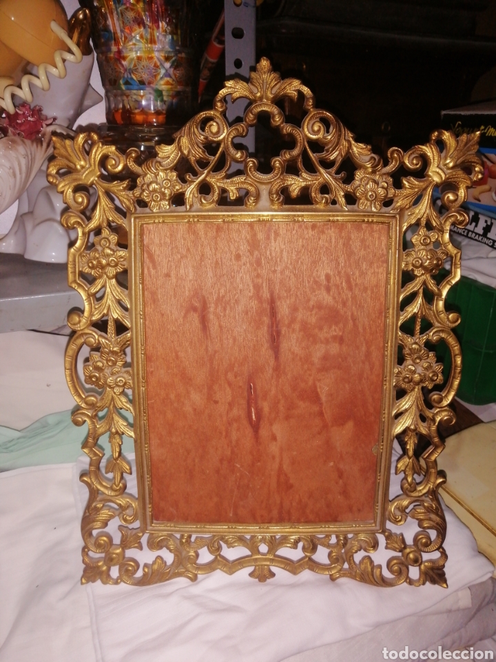 Antig&uuml;edades: Marco de bromce 1 - Foto 1