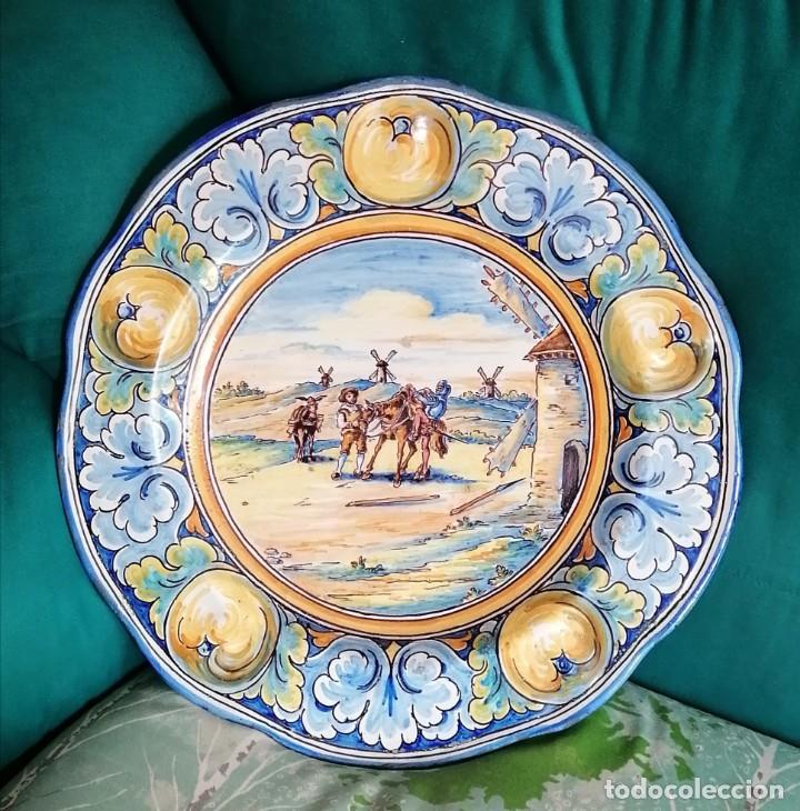 Antig&uuml;edades: GRAN PLATO DE TALAVERA NIVEIRO - Foto 1