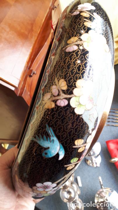 Antig&uuml;edades: Centro de cloisonne. - Foto 7