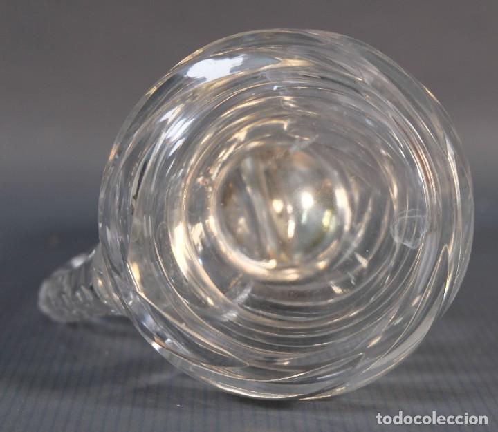 Antig&uuml;edades: Jarra en cristal tallada y plata - Foto 6