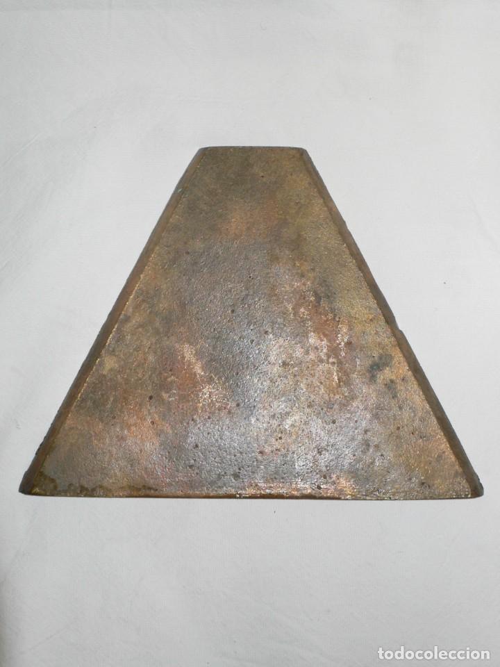 Antig&uuml;edades: PLACA DEVOCIONAL EN BRONCE - Foto 6