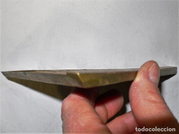 Antig&uuml;edades: PLACA DEVOCIONAL EN BRONCE - Foto 7
