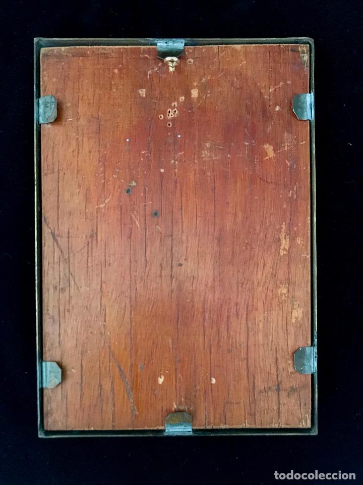 Antig&uuml;edades: Marco de bronce peque&ntilde;o. 19x14 cm - Foto 3
