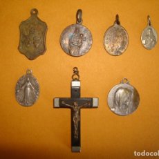 Antigüedades: LOTE RELIGIOSO DE MEDALLAS ANTIGUAS.. Lote 335936383