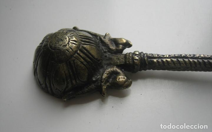 Antig&uuml;edades: CUCHARA RITUAL BUDISTA. T&Iacute;BET. - Foto 7