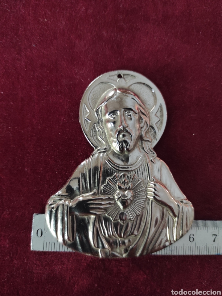 Antig&uuml;edades: Coraz&oacute;n de Jes&uacute;s chapa puerta - Foto 6
