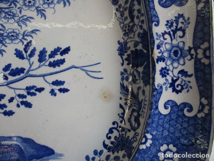 Antig&uuml;edades: Bandeja antigua de loza - Foto 4