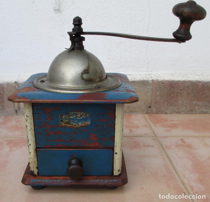 Antiquit&eacute;s: Bonito y antiguo Molinillo de caf&eacute; Freres, estado 100 % original,