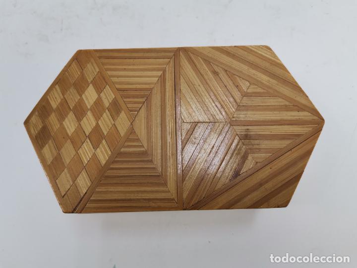 Antig&uuml;edades: CAJA DE MADERA. S.XX. - Foto 2