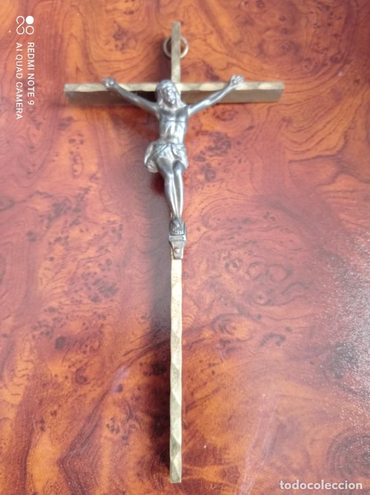 Antig&uuml;edades: CRISTO EN LA CRUZ PARA COLGAR- - Foto 1