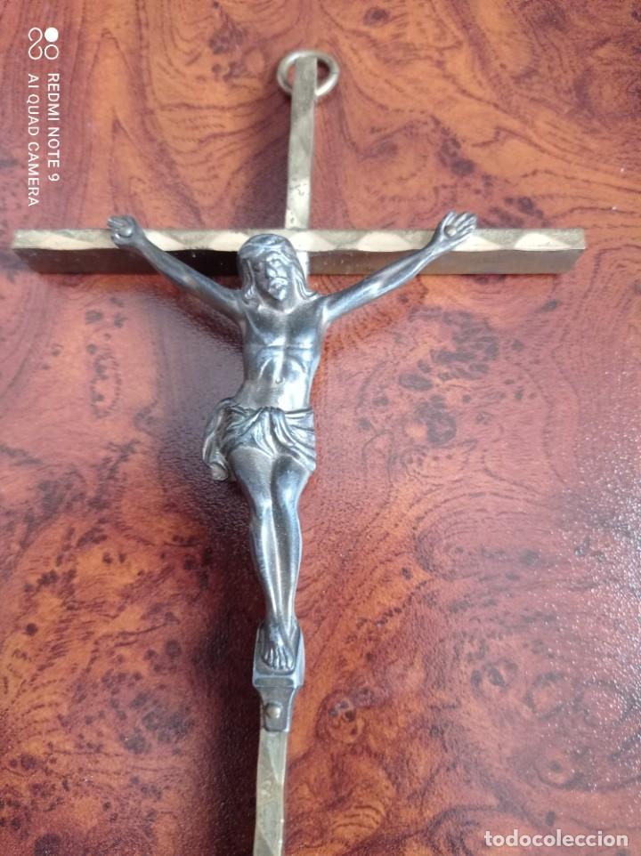Antig&uuml;edades: CRISTO EN LA CRUZ PARA COLGAR- - Foto 2