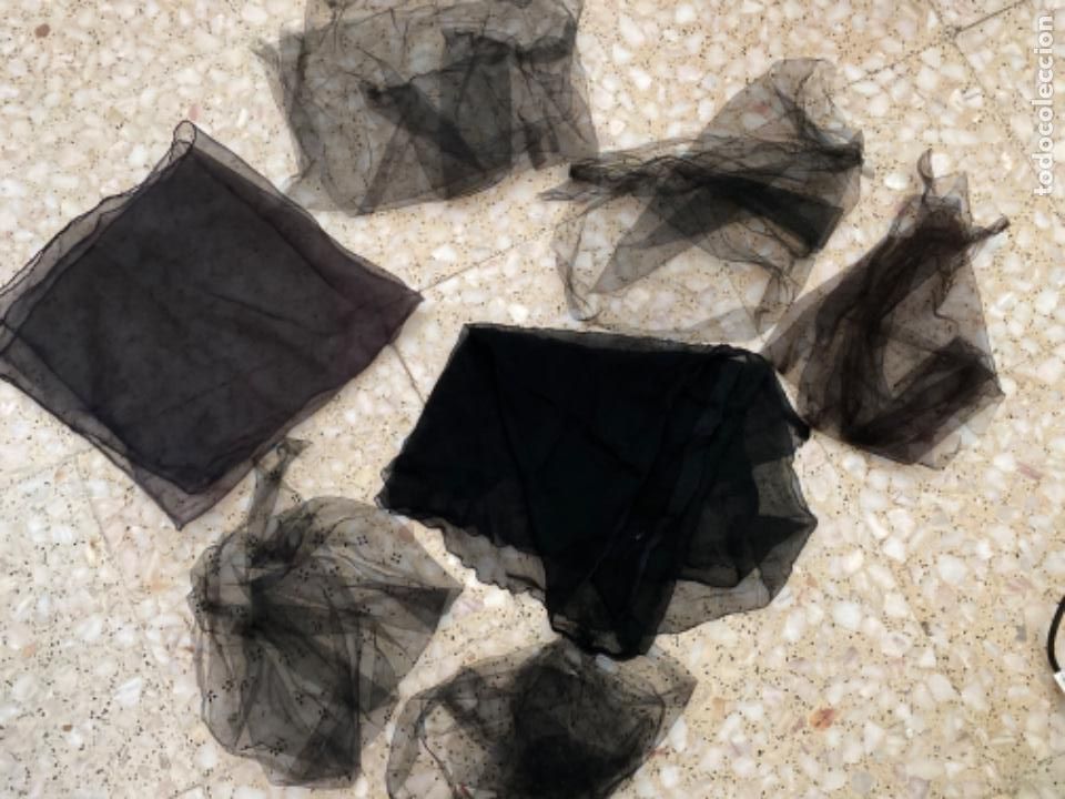 Antig&uuml;edades: LOTE PA&Ntilde;UELOS LUTO NEGROS - Foto 1