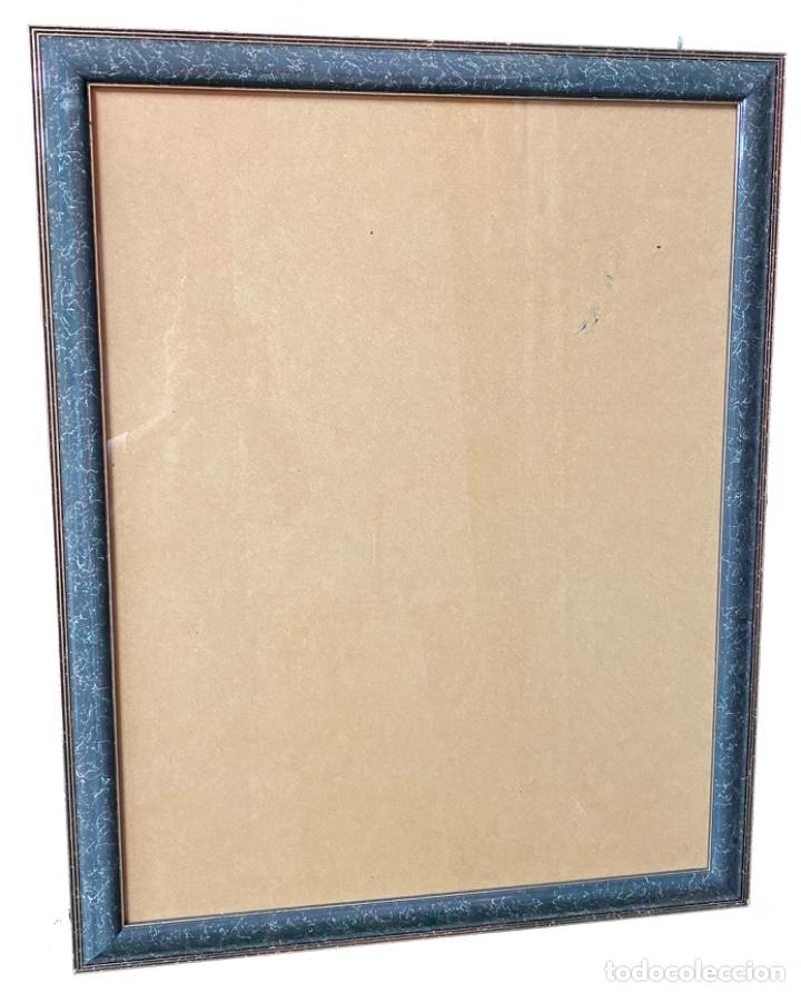 Antig&uuml;edades: Marco de madera decorativo, con cristal. - Foto 1