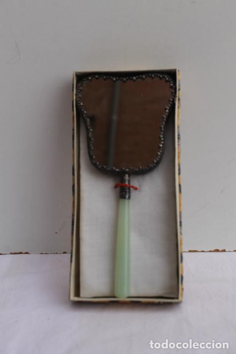 Antig&uuml;edades: ESPEJO DE CERAMICA CHINA - Foto 2