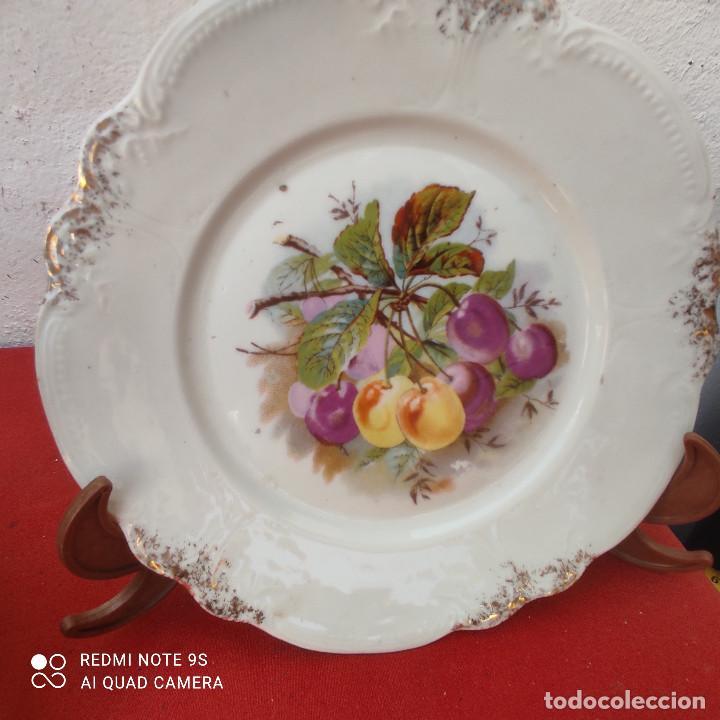 Antig&uuml;edades: parejas de platos con frutas - Foto 3