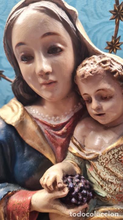 Antig&uuml;edades: BUSTO VIRGEN CON NI&Ntilde;O - Foto 2