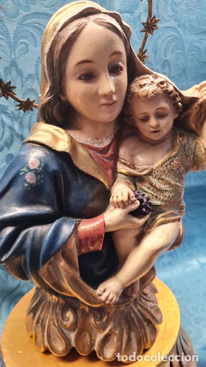 Antig&uuml;edades: BUSTO VIRGEN CON NI&Ntilde;O - Foto 3