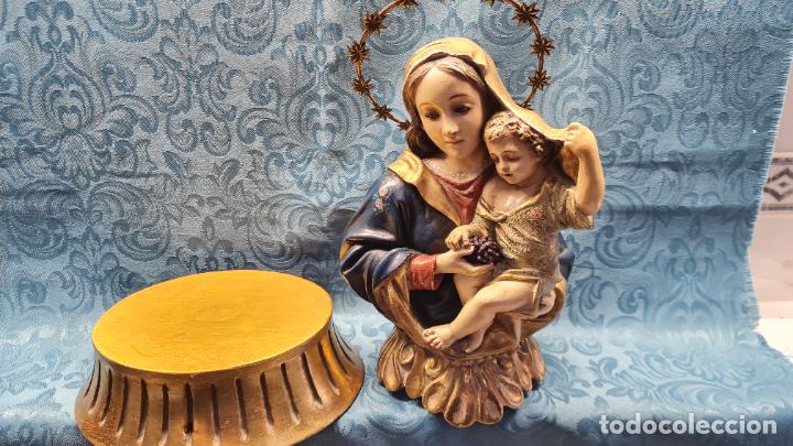 Antig&uuml;edades: BUSTO VIRGEN CON NI&Ntilde;O - Foto 6