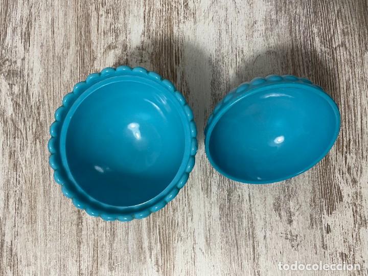 Antig&uuml;edades: BOMBONERA CARAMELERA OPALINA AZUL - Foto 8
