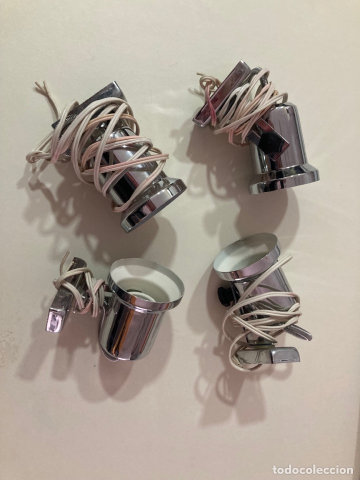 Antig&uuml;edades: 4 apliques sin bombilla - Foto 4